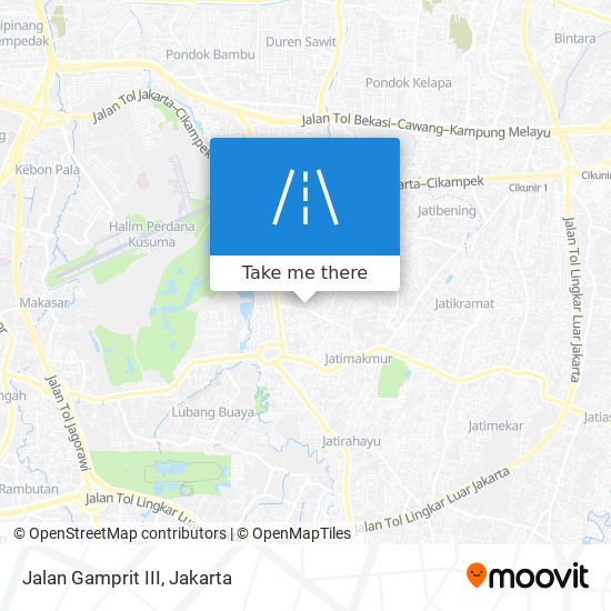 Jalan Gamprit III map