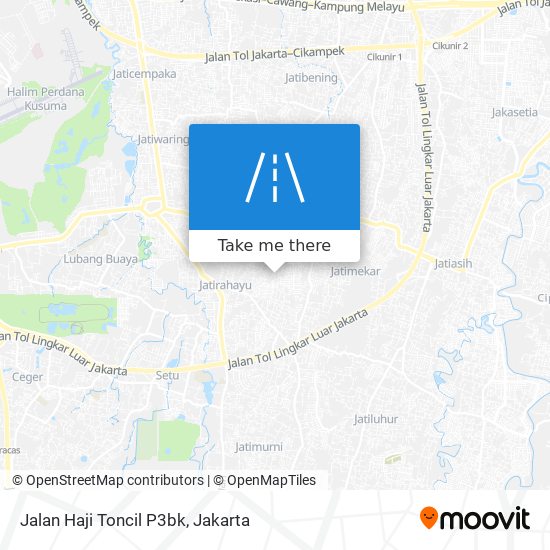 Jalan Haji Toncil P3bk map