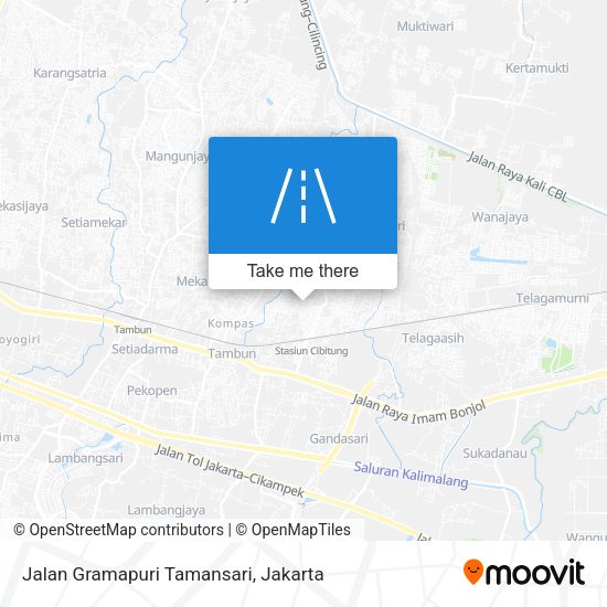 Jalan Gramapuri Tamansari map