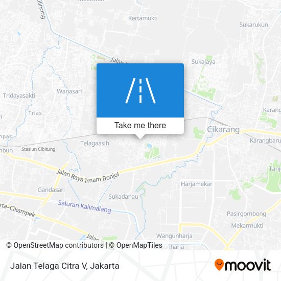 Jalan Telaga Citra V map