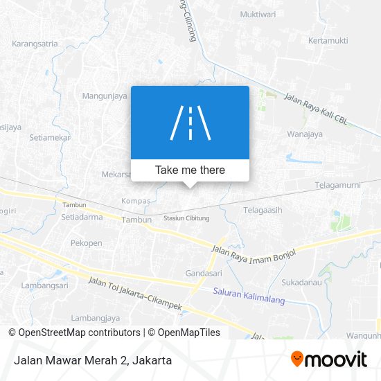 Jalan Mawar Merah 2 map