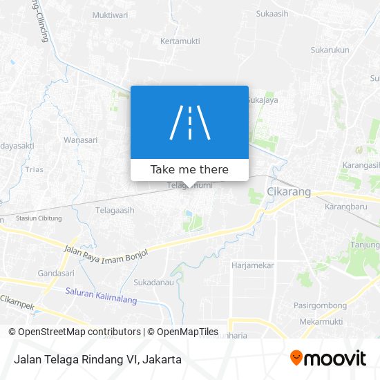 Jalan Telaga Rindang VI map
