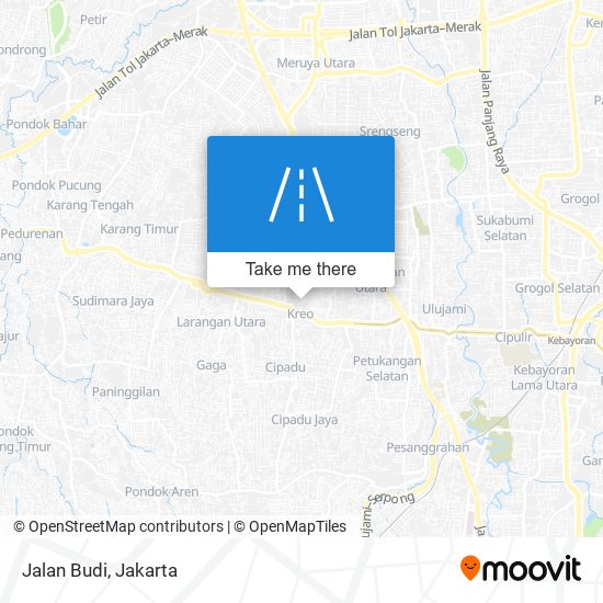 Jalan Budi map