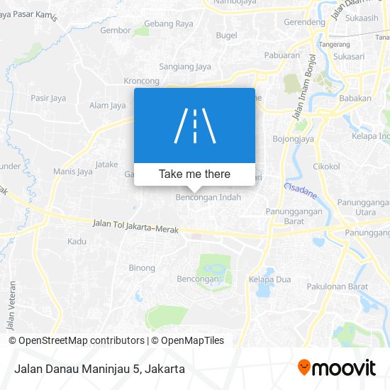 Jalan Danau Maninjau 5 map