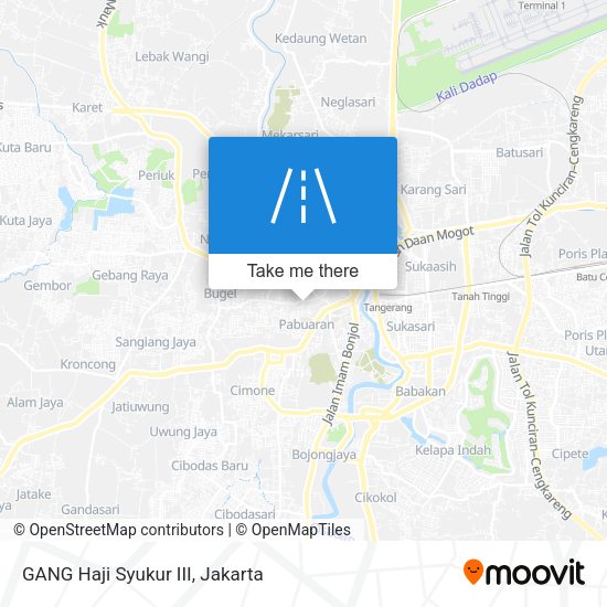 GANG Haji Syukur III map