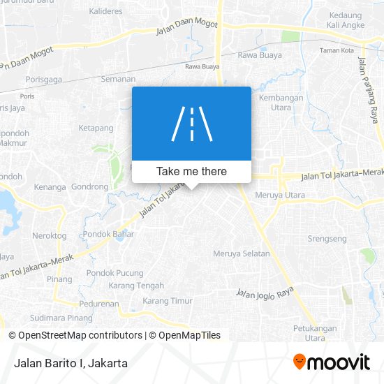 Jalan Barito I map