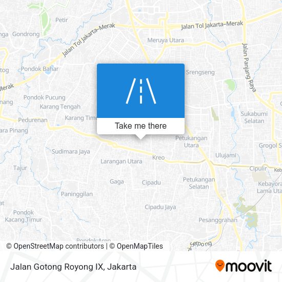 Jalan Gotong Royong IX map