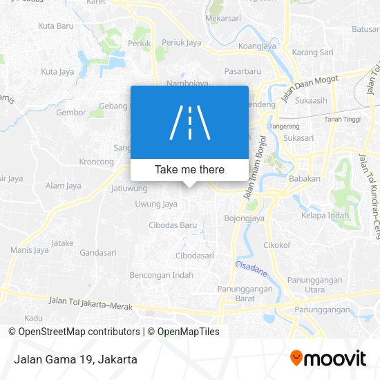 Jalan Gama 19 map