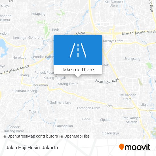 Jalan Haji Husin map