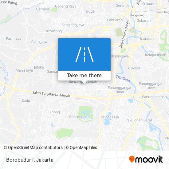 Borobudur I map