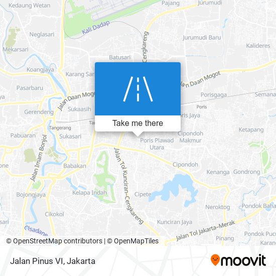 Jalan Pinus VI map