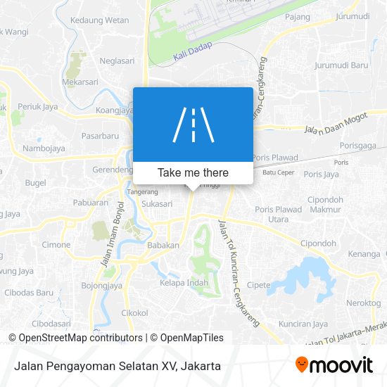 Jalan Pengayoman Selatan XV map