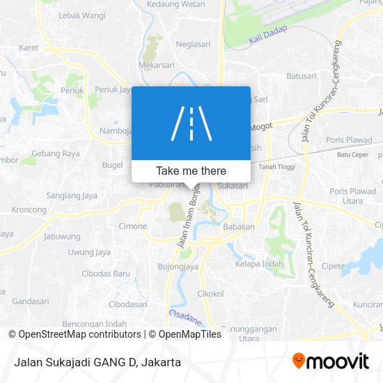 Jalan Sukajadi GANG D map