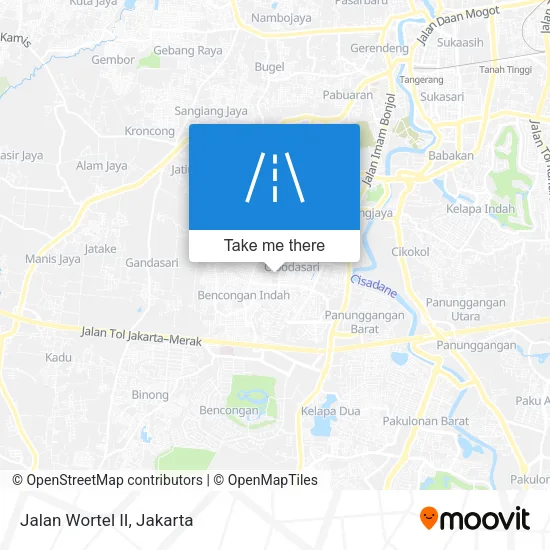 Jalan Wortel II map