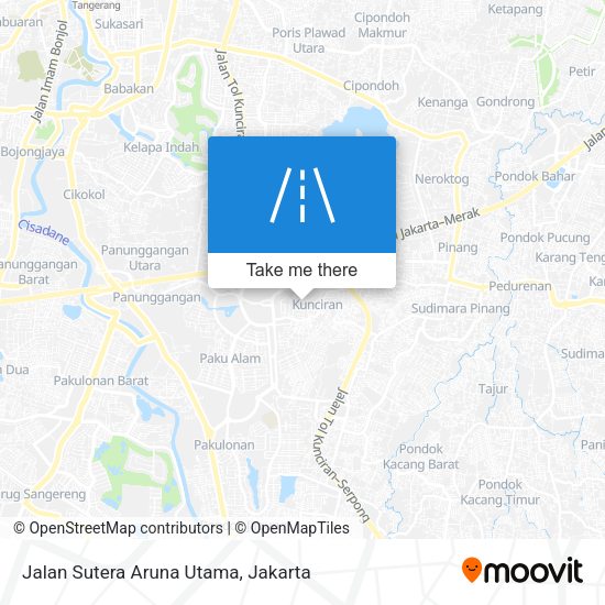 Jalan Sutera Aruna Utama map