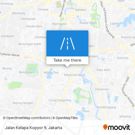 Jalan Kelapa Kopyor 9 map