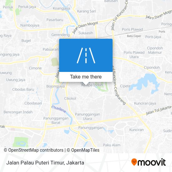 Jalan Palau Puteri Timur map
