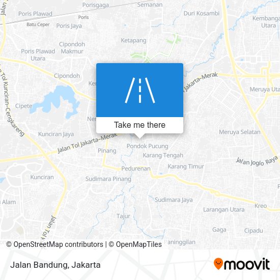 Jalan Bandung map