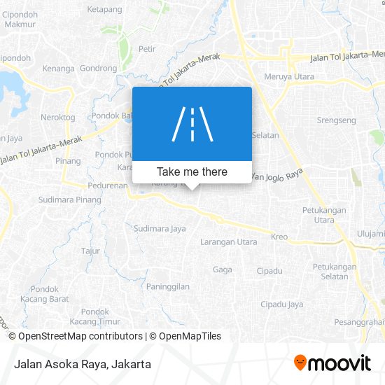 Jalan Asoka Raya map