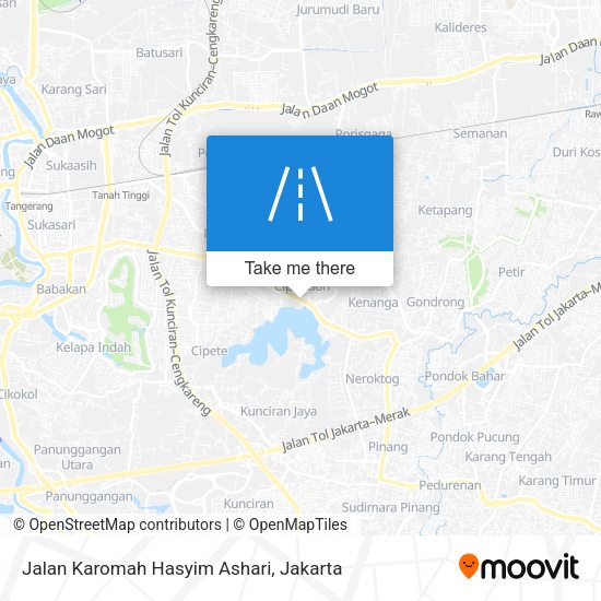 Jalan Karomah Hasyim Ashari map