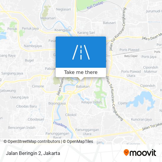 Jalan Beringin 2 map