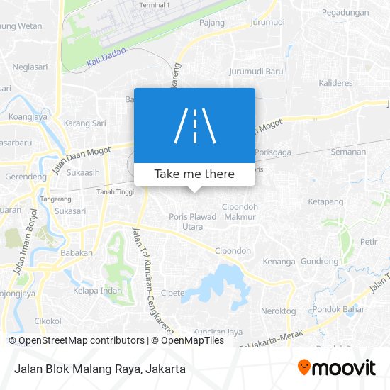 Jalan Blok Malang Raya map