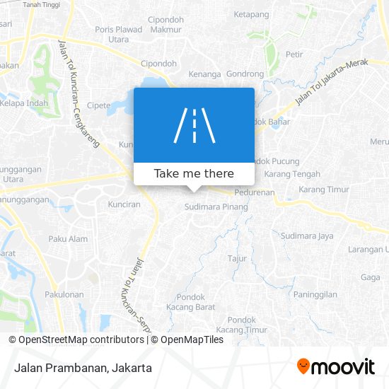 Jalan Prambanan map