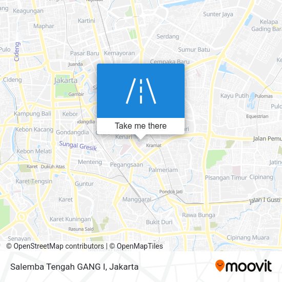 Salemba Tengah GANG I map