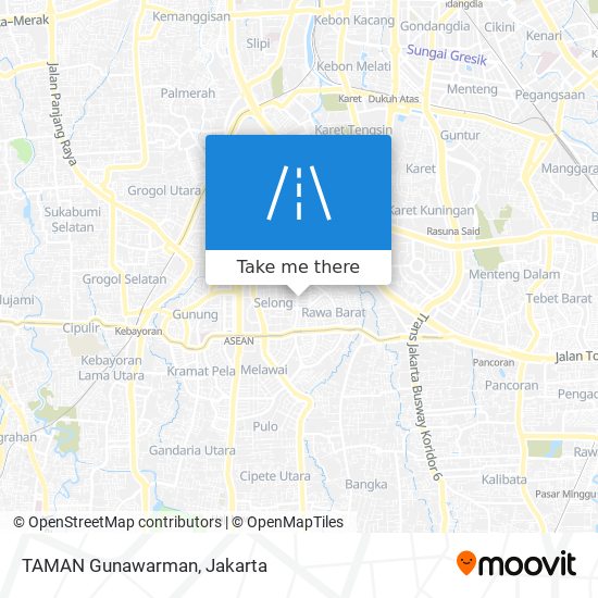 TAMAN Gunawarman map