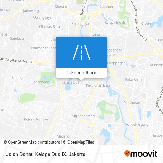 Jalan Danau Kelapa Dua IX map