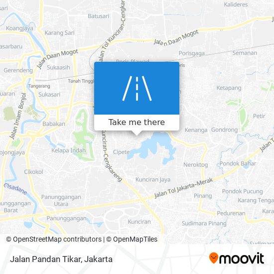 Jalan Pandan Tikar map