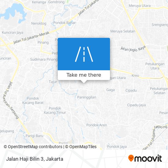 Jalan Haji Bilin 3 map