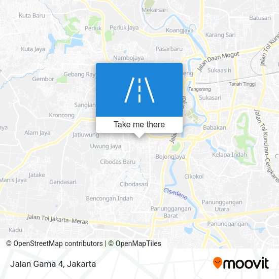 Jalan Gama 4 map