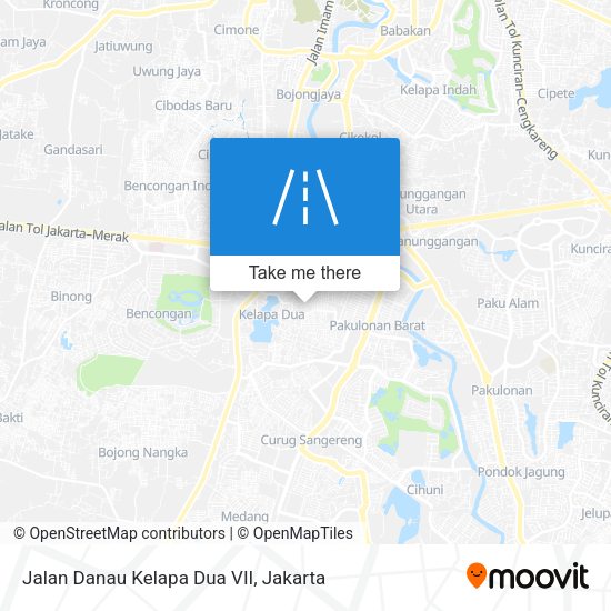 Jalan Danau Kelapa Dua VII map