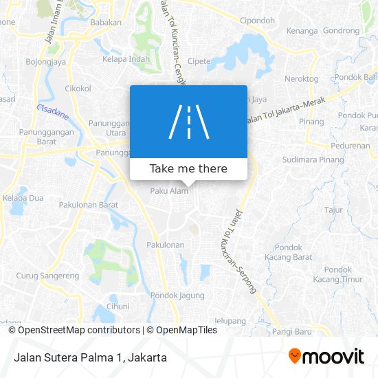 Jalan Sutera Palma 1 map