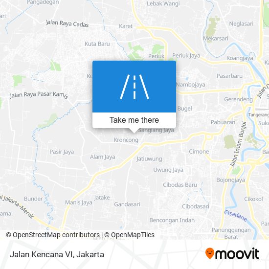 Jalan Kencana VI map