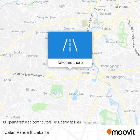 Jalan Vanda II map