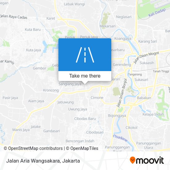 Jalan Aria Wangsakara map