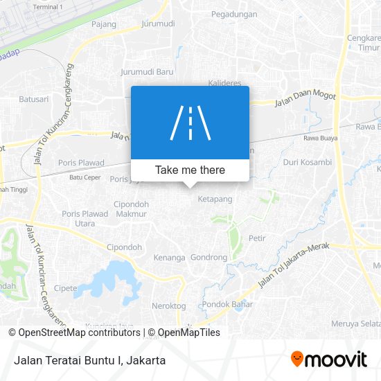 Jalan Teratai Buntu I map