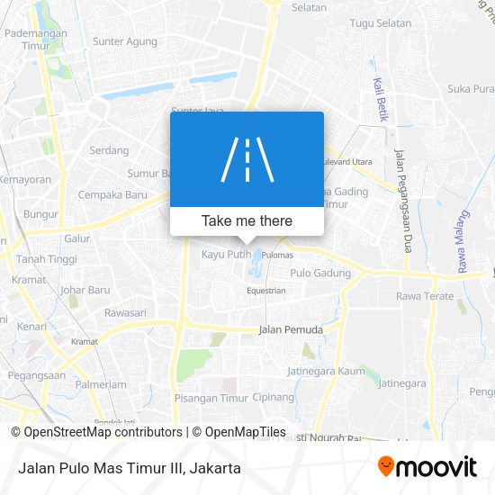 Jalan Pulo Mas Timur III map