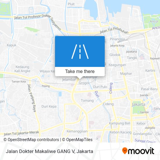 Jalan Dokter Makaliwe GANG V map