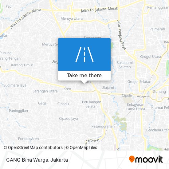 GANG Bina Warga map