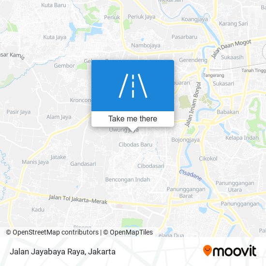 Jalan Jayabaya Raya map