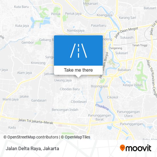 Jalan Delta Raya map