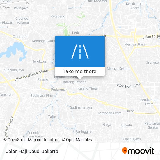 Jalan Haji Daud map