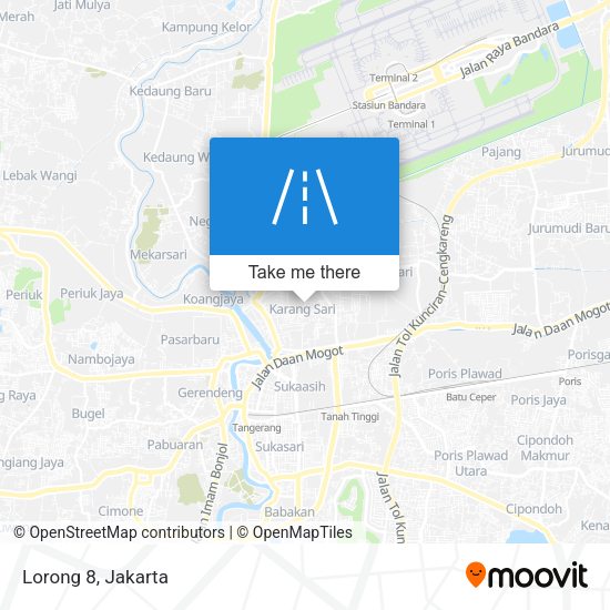 Lorong 8 map