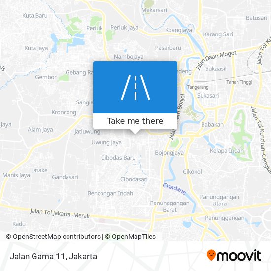 Jalan Gama 11 map