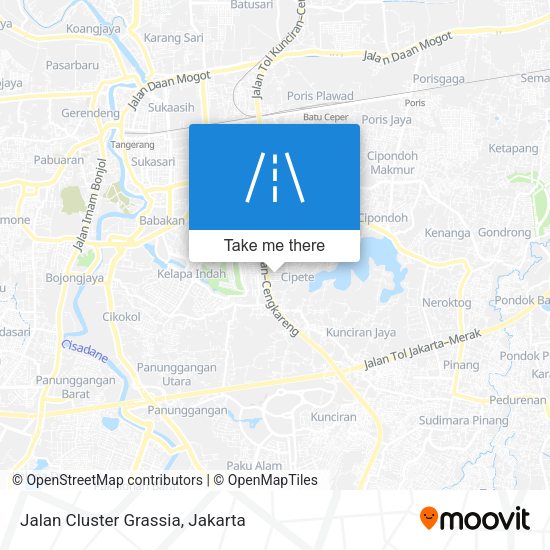 Jalan Cluster Grassia map