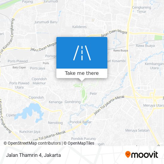 Jalan Thamrin 4 map