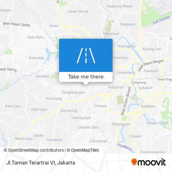 Jl.Taman Terartrai VI map